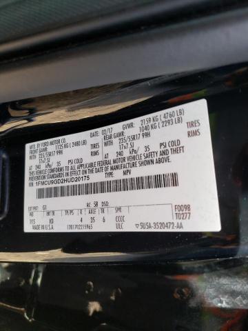Photo 10 from auction – 2017 FORD ESCAPE SE with VIN 1FMCU9GD2HUD20175