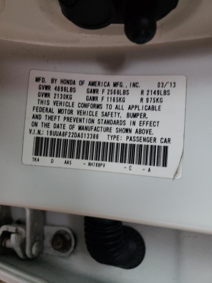 Photo 10 from auction – 2013 ACURA TL with VIN 19UUA8F22DA013386