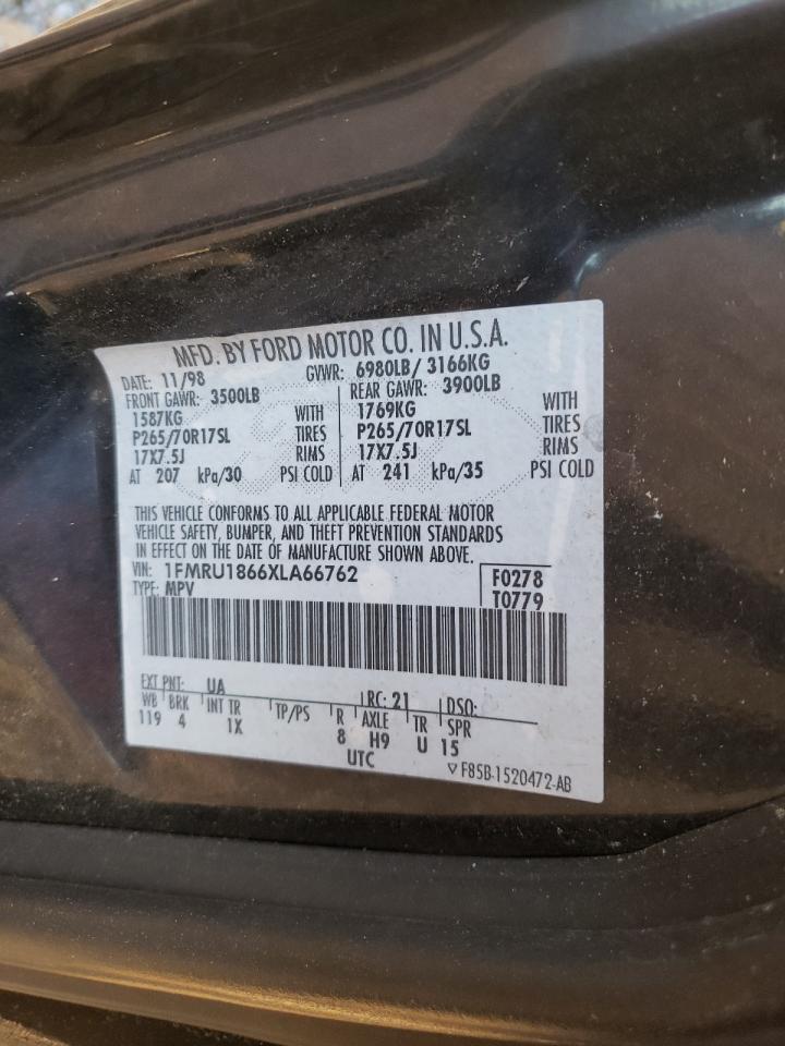 Photo 10 from auction – 1999 FORD EXPEDITION with VIN 1FMRU1866XLA66762