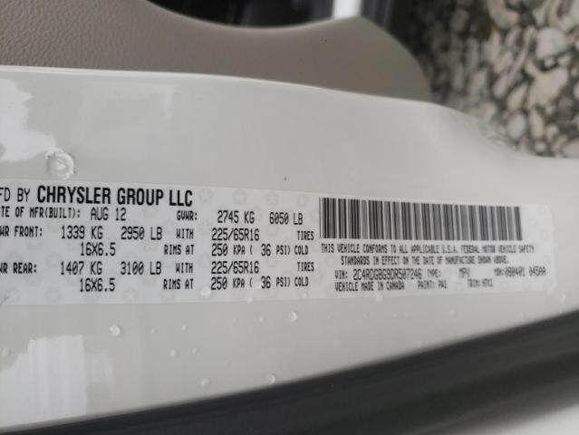Photo 10 from auction – 2013 DODGE GRAND CARA with VIN 2C4RDGBG9DR507246