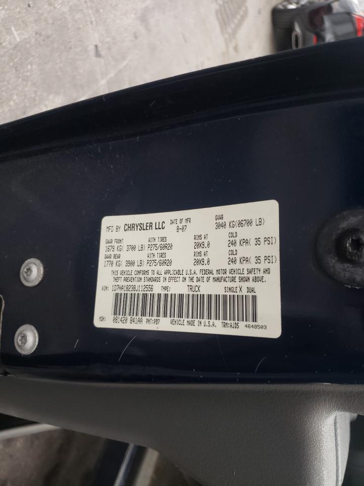 Photo 10 from auction – 2008 DODGE RAM 1500 S with VIN 1D7HA18238J112556