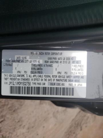 Photo 10 from auction – 2021 MAZDA 6 TOURING with VIN JM1GL1VM0M1602758
