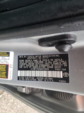 Photo 10 from auction – 2017 TOYOTA CAMRY LE with VIN 4T1BF1FK5HU732629