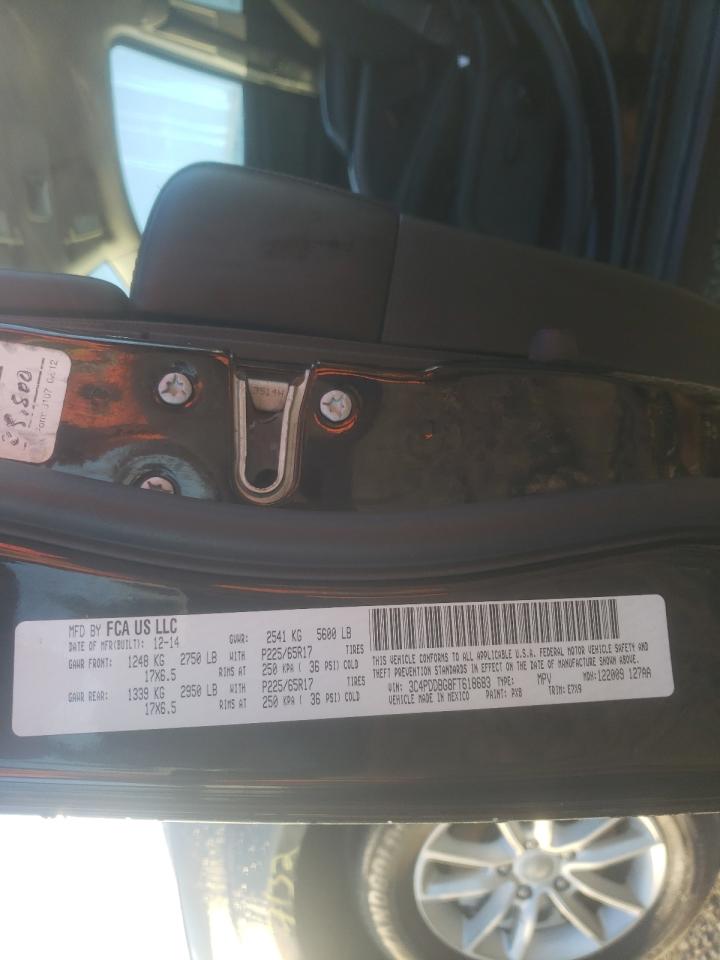 Photo 10 from auction – 2015 DODGE JOURNEY SX with VIN 3C4PDDBG8FT618683