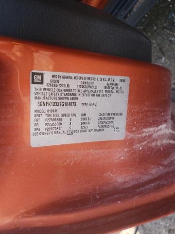 Photo 10 from auction – 2007 CHEVROLET AVALANCHE with VIN 3GNFK12327G184873