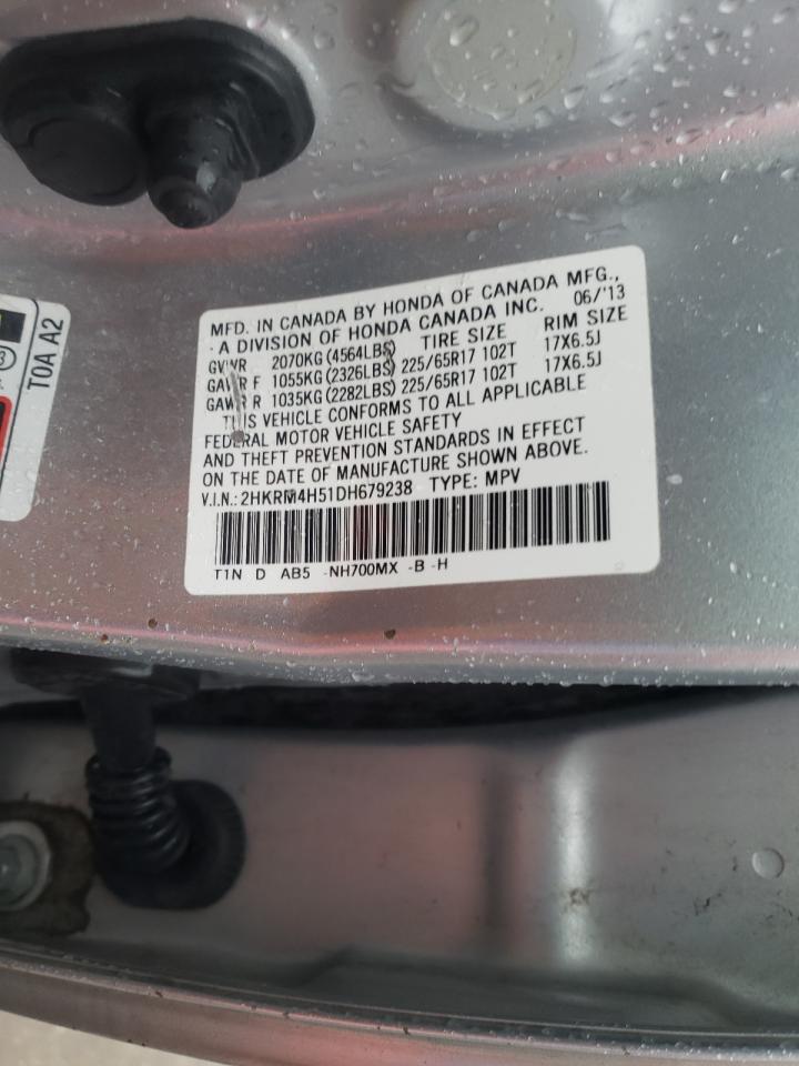 Photo 10 from auction – 2013 HONDA CR-V EX with VIN 2HKRM4H51DH679238