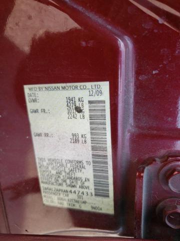 Photo 10 from auction – 2010 NISSAN ALTIMA BAS with VIN 1N4AL2APXAN447433