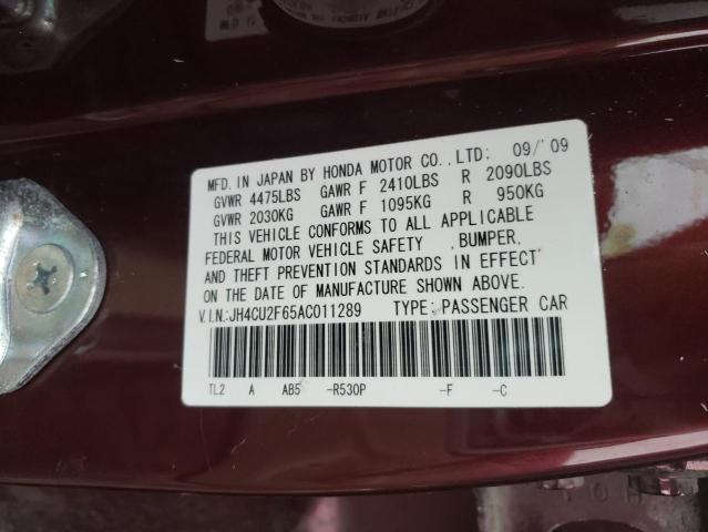 Photo 10 from auction – 2010 ACURA TSX with VIN JH4CU2F65AC011289