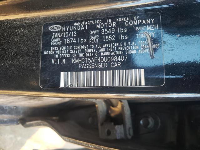 Photo 10 from auction – 2013 HYUNDAI ACCENT GLS with VIN KMHCT5AE4DU098407