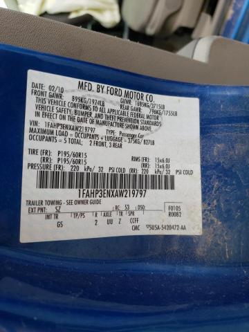 Photo 10 from auction – 2010 FORD FOCUS S with VIN 1FAHP3ENXAW219797