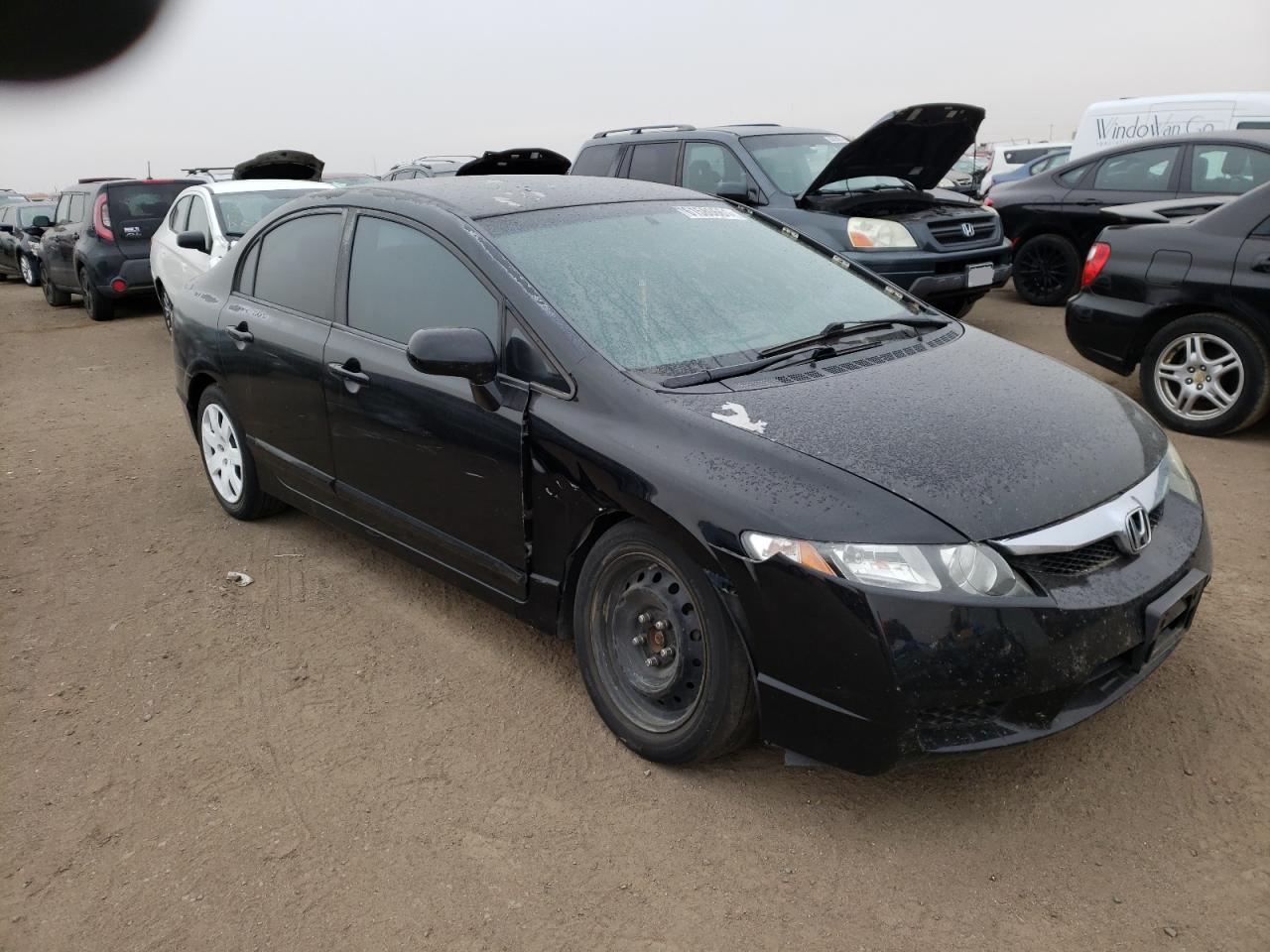 HONDA CIVIC LX 2010 with VIN 2HGFA1F55AH584328 - Photo from auction