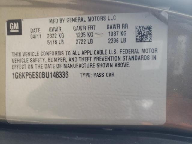 Photo 10 from auction – 2011 CADILLAC DTS PLATIN with VIN 1G6KP5ES0BU148336