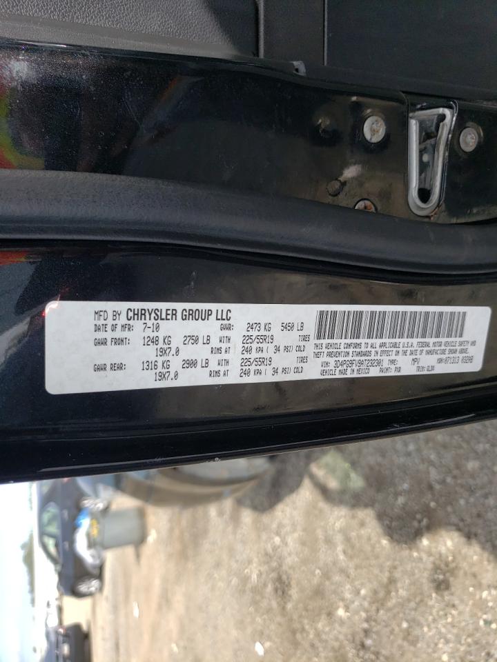 Photo 10 from auction – 2010 DODGE JOURNEY R/ with VIN 3D4PG9FV9AT232301