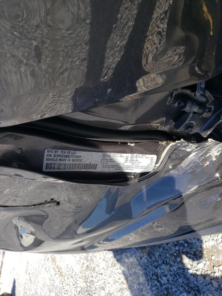 Photo 10 from auction – 2020 DODGE JOURNEY SE with VIN 3C4PDCAB6LT270684
