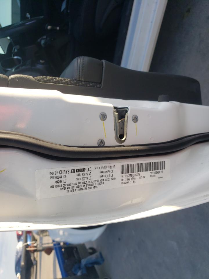 Photo 10 from auction – 2014 DODGE DART SXT with VIN 1C3CDFBBXED702270