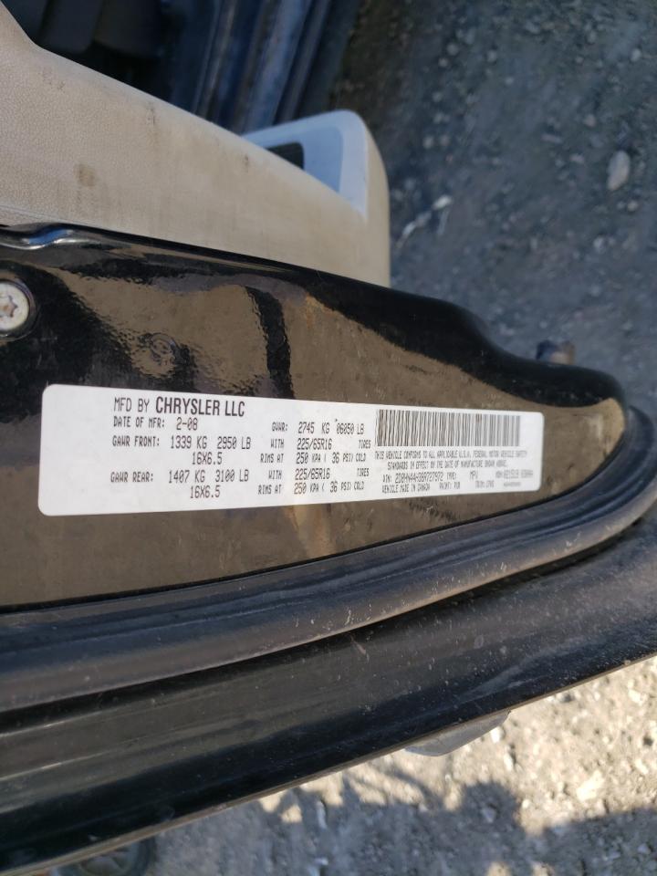 Photo 10 from auction – 2008 DODGE GRAND CARA with VIN 2D8HN44H38R727972