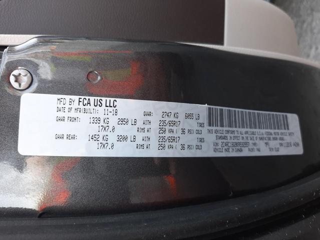 Photo 10 from auction – 2019 CHRYSLER PACIFICA T with VIN 2C4RC1BG9KR592957