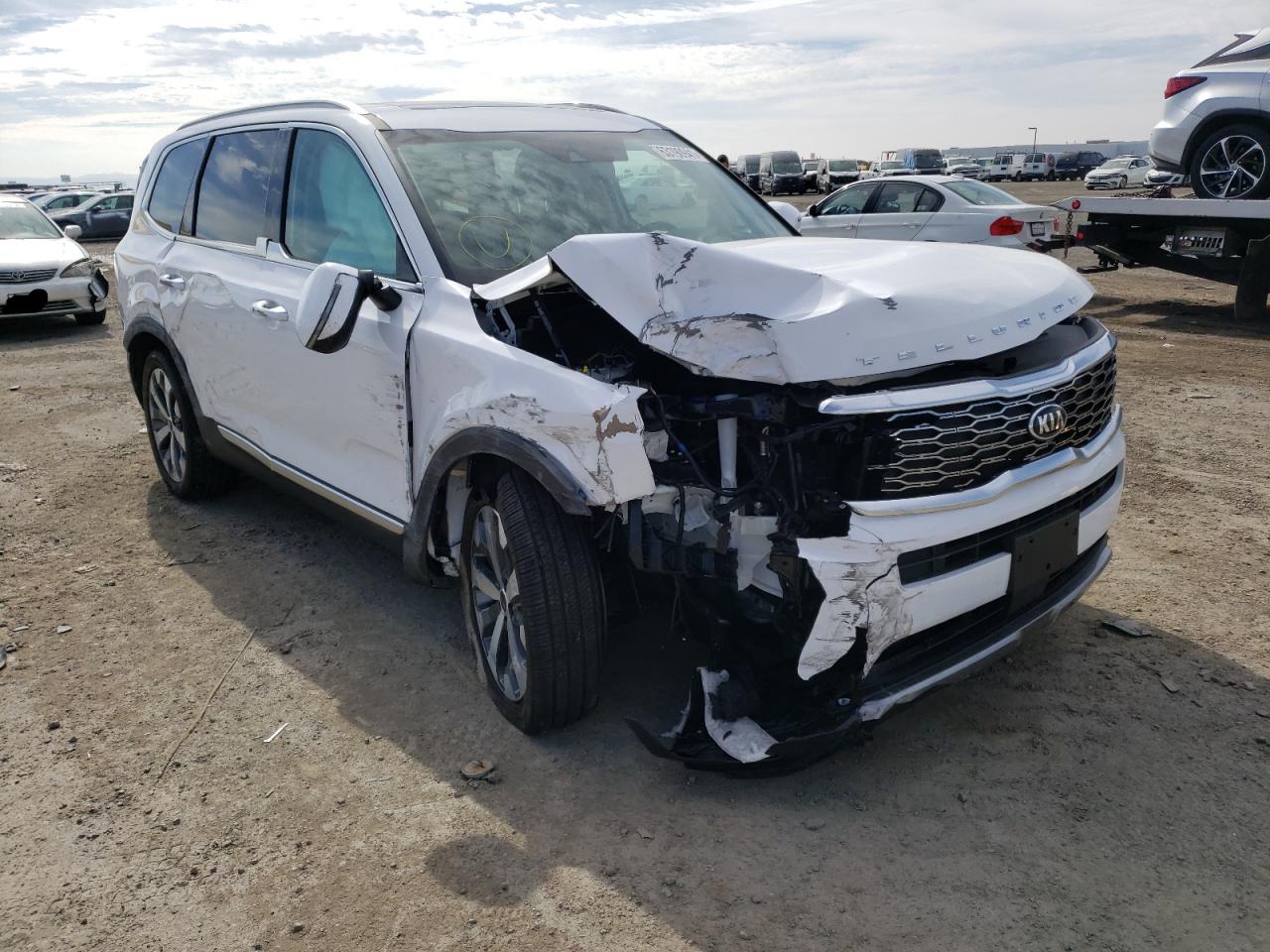 KIA TELLURIDE 2021 with VIN 5XYP6DHC3MG125089 - Photo from auction