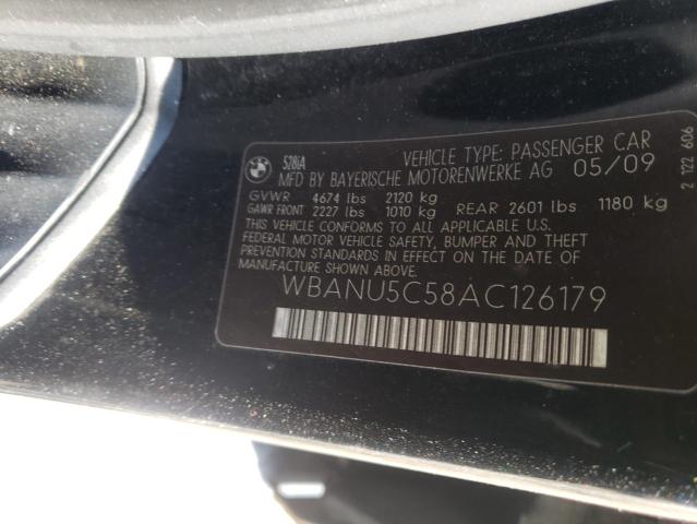 Photo 10 from auction – 2010 BMW 528 I with VIN WBANU5C58AC126179