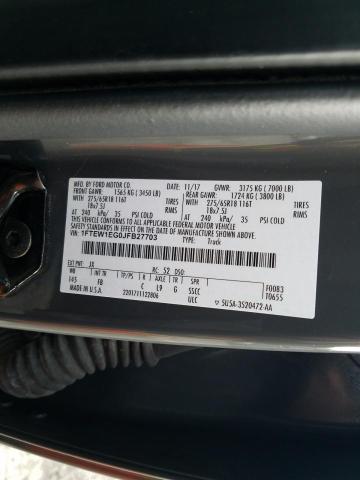 Photo 10 from auction – 2018 FORD F150 SUPER with VIN 1FTEW1EG0JFB27703