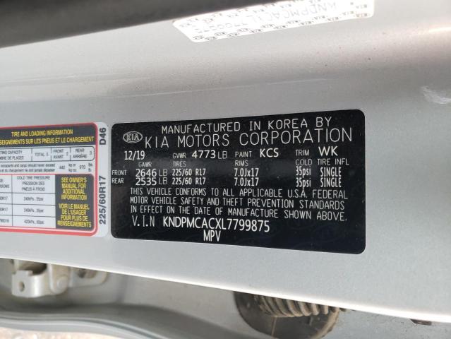 Photo 10 from auction – 2020 KIA SPORTAGE E with VIN KNDPMCACXL7799875