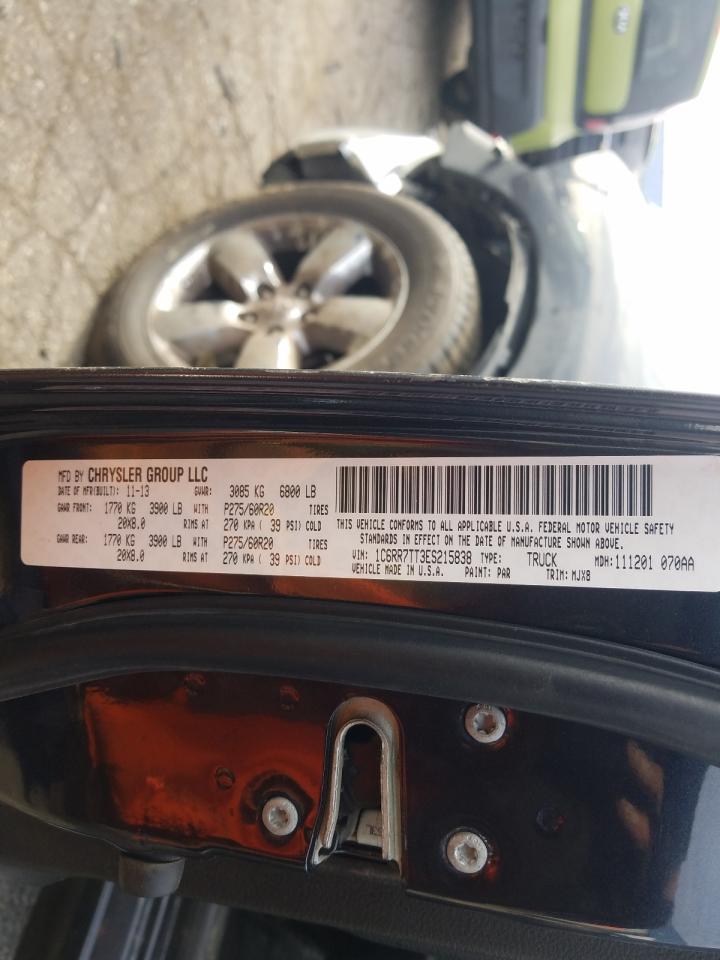 Photo 10 from auction – 2014 RAM 1500 SLT with VIN 1C6RR7TT3ES215838