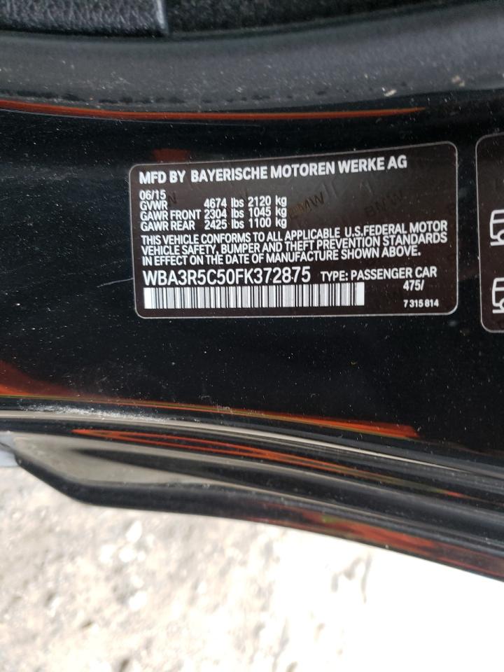 Photo 10 from auction – 2015 BMW 435 XI with VIN WBA3R5C50FK372875