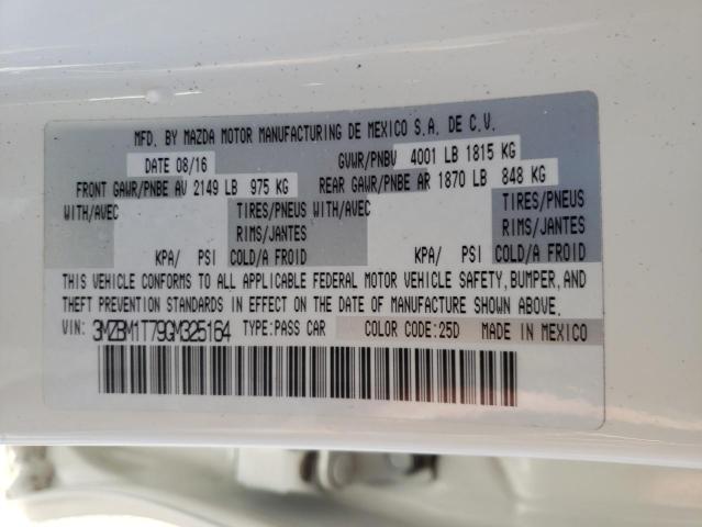 Photo 10 from auction – 2016 MAZDA 3 SPORT with VIN 3MZBM1T79GM325164