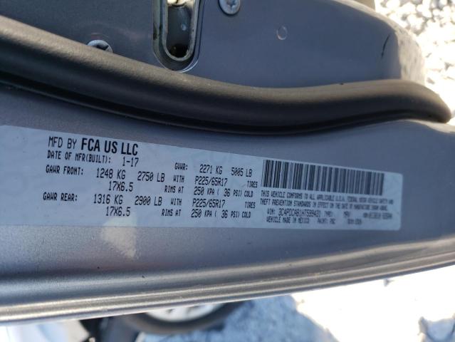 Photo 10 from auction – 2017 DODGE JOURNEY SE with VIN 3C4PDCAB1HT599431