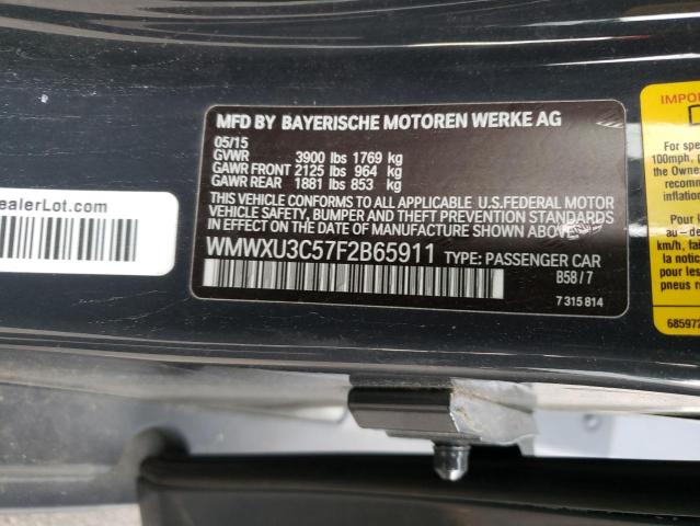 Photo 10 from auction – 2015 MINI COOPER S with VIN WMWXU3C57F2B65911