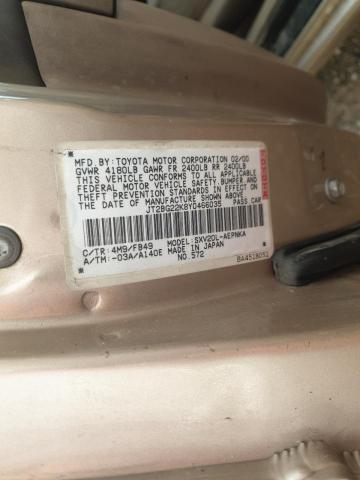 Photo 10 from auction – 2000 TOYOTA CAMRY CE with VIN JT2BG22K8Y0466035