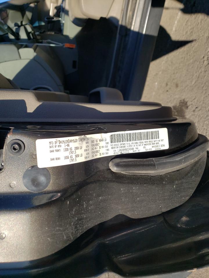 Photo 10 from auction – 2006 JEEP COMMANDER with VIN 1J8HG48N56C245480