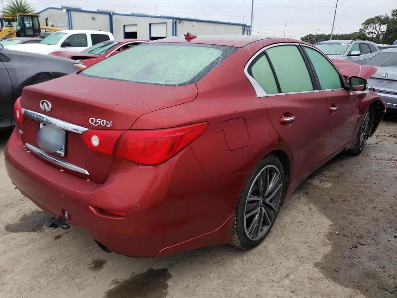 Photo 4 from auction – 2014 INFINITI Q50 BASE with VIN JN1BV7ARXEM700742