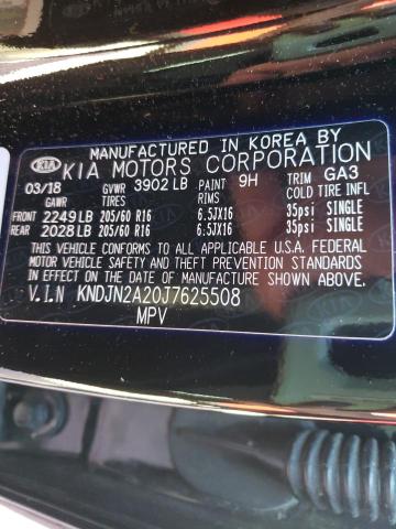 Photo 10 from auction – 2018 KIA SOUL with VIN KNDJN2A20J7625508