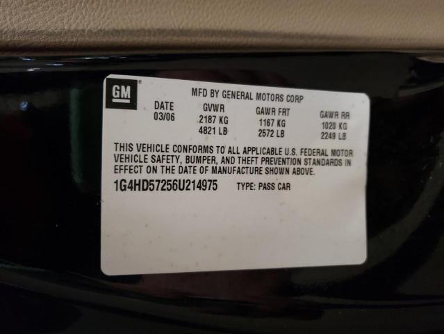 Photo 10 from auction – 2006 BUICK LUCERNECXL with VIN 1G4HD57256U214975