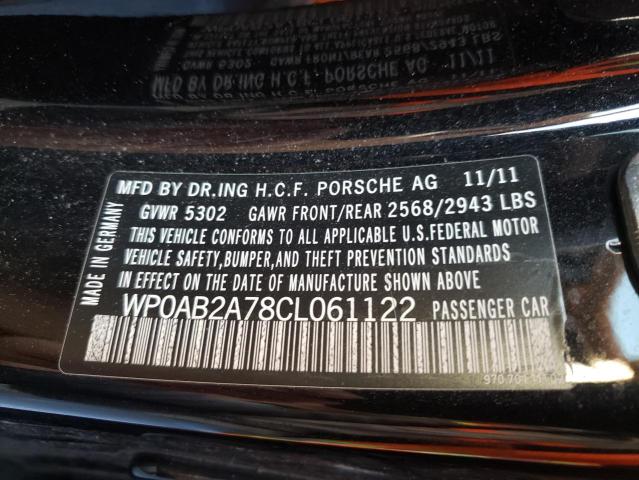 Photo 10 from auction – 2012 PORSCHE PANAMERA S with VIN WP0AB2A78CL061122