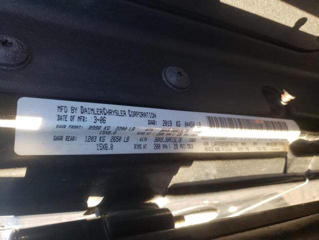 Photo 10 from auction – 2006 JEEP WRANGLER X with VIN 1J4FA39S56P767141