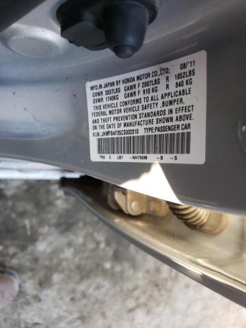Photo 10 from auction – 2012 HONDA CIVIC HYBR with VIN JHMFB4F35CS002010