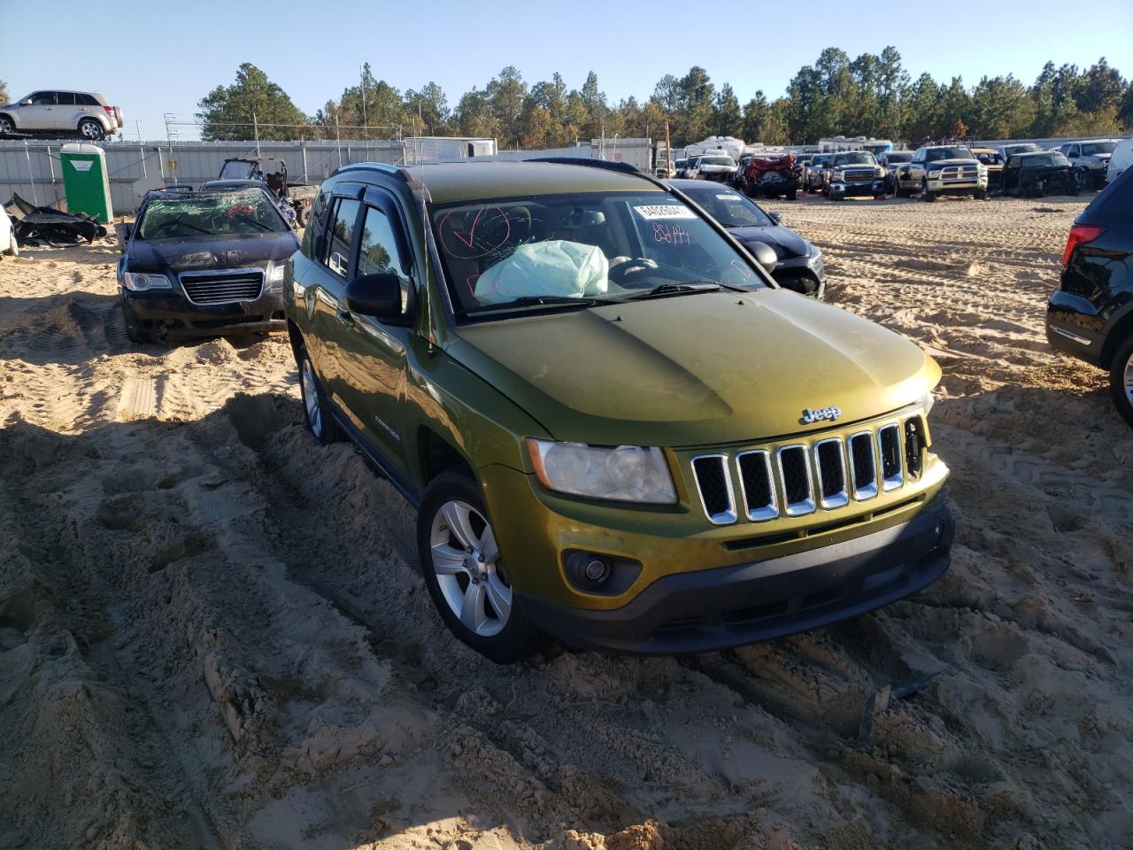 JEEP COMPASS LA 2012 with VIN 1C4NJCEA3CD555236 - Photo from auction