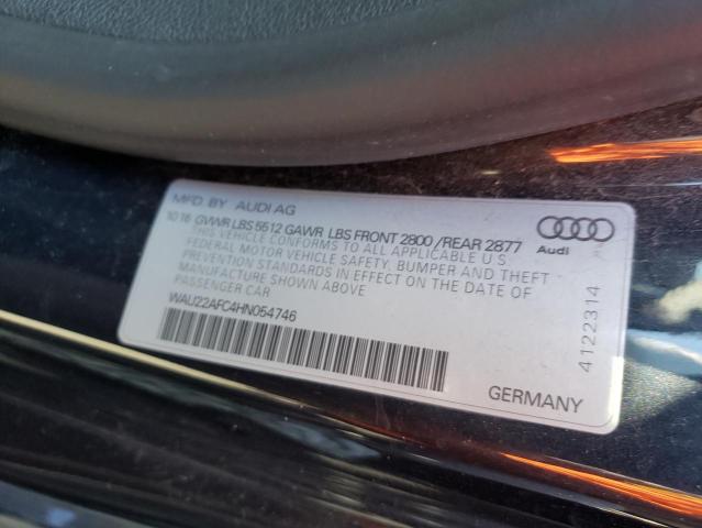 Photo 10 from auction – 2017 AUDI A7 PRESTIG with VIN WAU22AFC4HN054746