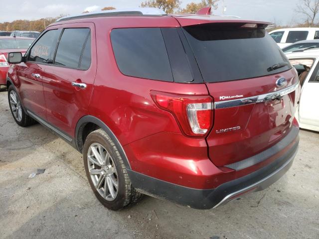 Photo 3 from auction – 2017 FORD EXPLORER L with VIN 1FM5K7F82HGB80456