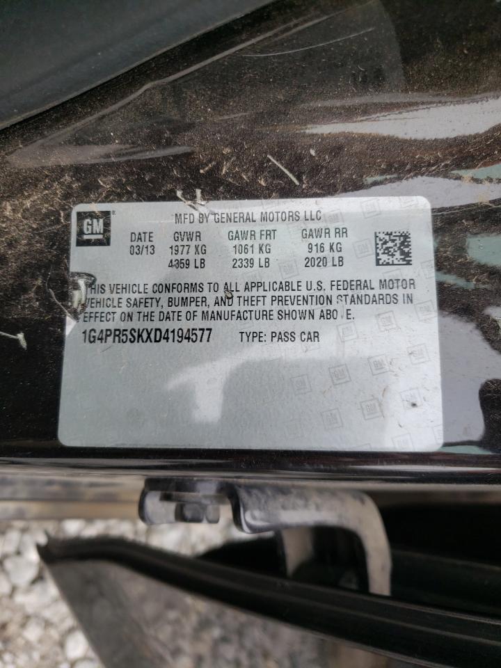 Photo 10 from auction – 2013 BUICK VERANO CON with VIN 1G4PR5SKXD4194577