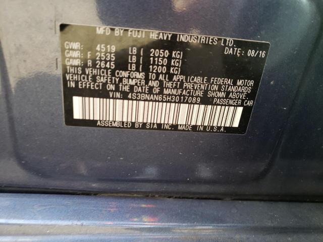 Photo 10 from auction – 2017 SUBARU LEGACY 2.5 with VIN 4S3BNAN65H3017089