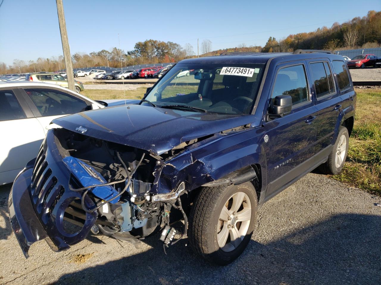 Photo 2 from auction – 2017 JEEP PATRIOT SP with VIN 1C4NJRBB9HD189077