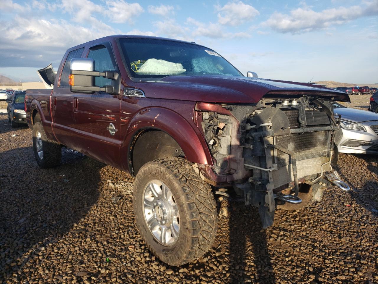 FORD F350 SUPER 2015 with VIN 1FT8W3BT8FED47503 - Photo from auction