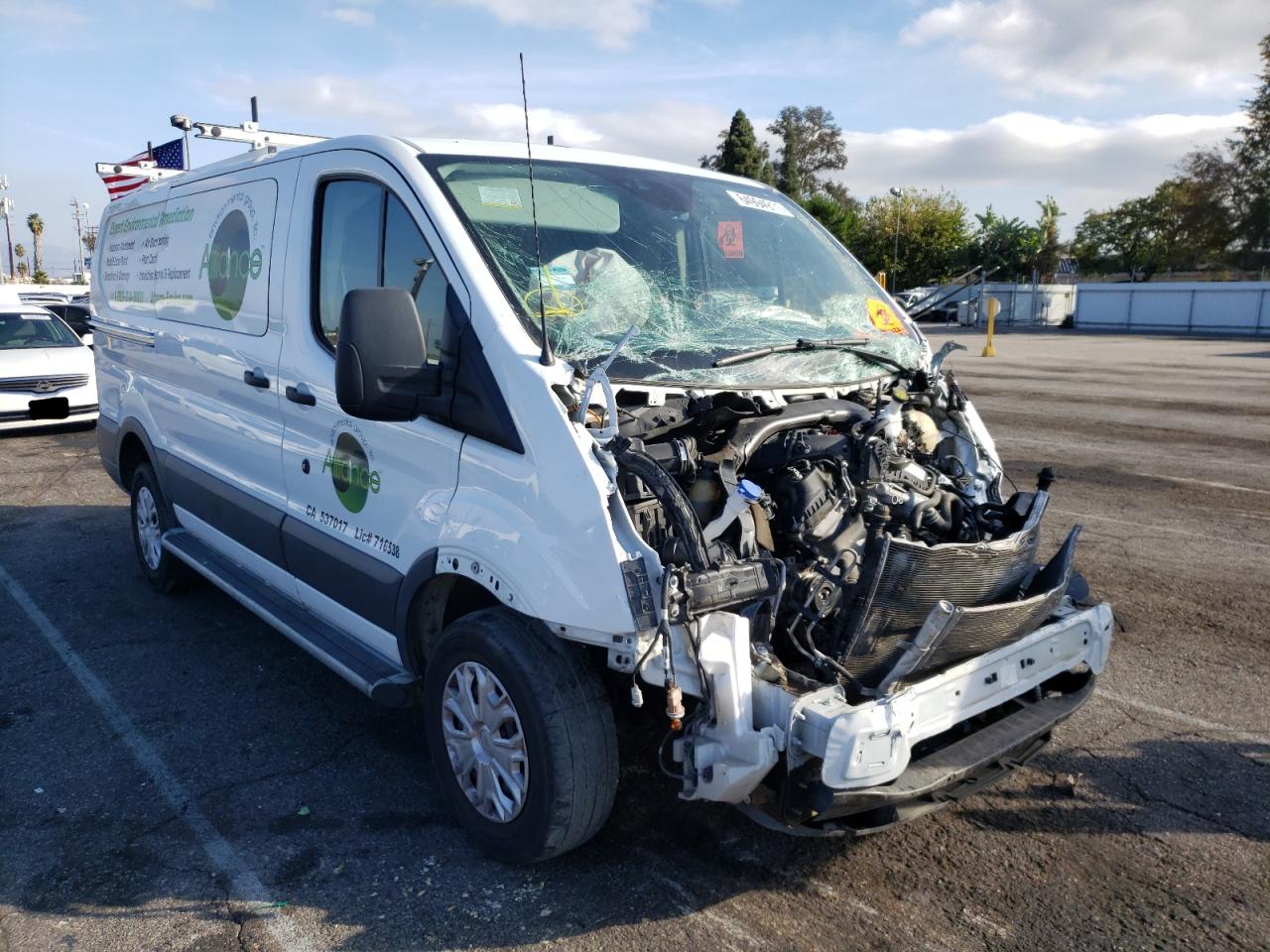 FORD TRANSIT T- 2018 with VIN 1FTYR1YMXJKA98529 - Photo from auction
