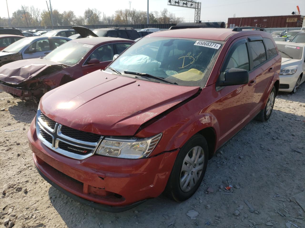 Photo 2 from auction – 2019 DODGE JOURNEY SE with VIN 3C4PDCAB2KT859262