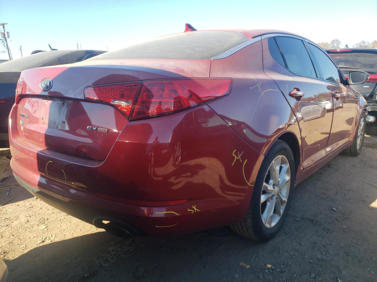Photo 4 from auction – 2012 KIA OPTIMA EX with VIN 5XXGN4A7XCG070840