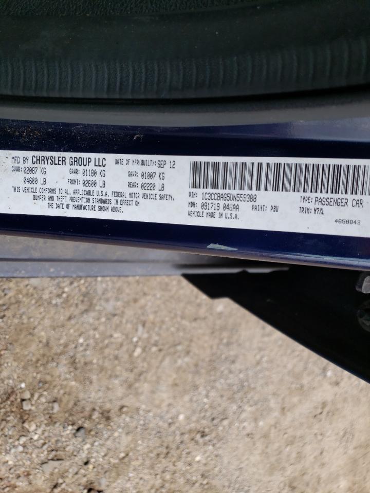 Photo 10 from auction – 2013 CHRYSLER 200 LX with VIN 1C3CCBAG5DN559388
