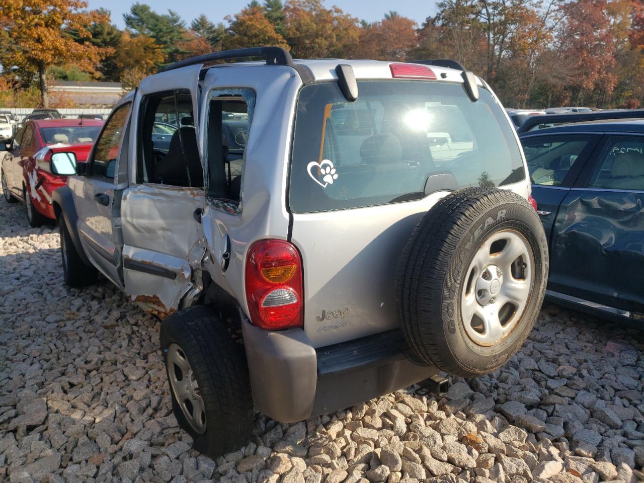 Photo 3 from auction – 2004 JEEP LIBERTY SP with VIN 1J4GL48K44W281509